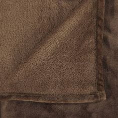 Greatstore Deka kakaově hnědá 130 x 170 cm polyester