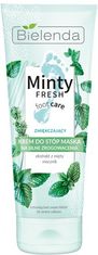 Bielenda Minty Fresh Foot Care Změkčující krém na nohy s maskou 100 ml