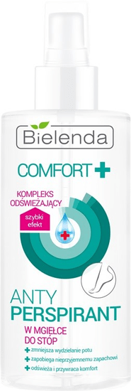 Bielenda Antiperspirační mlha na nohy Comfort + 150 ml