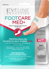 Eveline Péče o nohy Med+ Profesionální exfoliační plechová maska S.o.s na paty