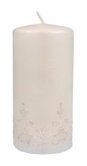 Artman Vánoční dekorativní svíčka Tiffany Cylinder Medium White