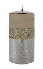 Artman Dekorativní svíčka Quen v barvě šampaňského - střední válec