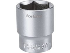 Fortum Hlavice nástrčná (4700427) hlavice nástrčná, 1/2&quot;, 27mm, L 42mm, 61CrV5