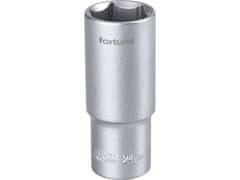 Fortum Hlavice nástrčná (4700524) hlavice nástrčná prodloužená, 1/2&quot;, 24mm, L 77mm, 61CrV5