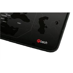C-Tech Podložka pod myš MP-01W, 90×27 cm, World - černá