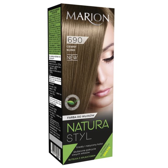 Marion Barva na vlasy Natura Style č. 690 Tmavě blond