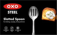 Oxo Ocelová štěrbinová lžíce, STEEL / OXO
