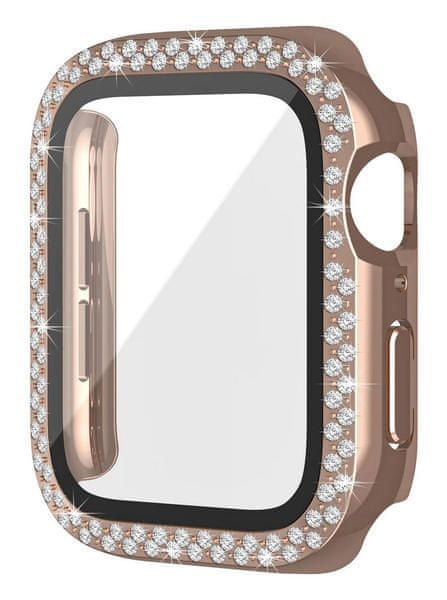 Levně Worryfree Bling Bumper Case Apple Watch 41mm, Gold