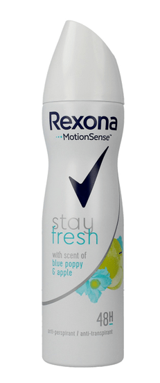 Rexona Dezodorant ve spreji Stay Fresh Woman Blue Poppy &amp; Apple 150 ml
