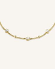 Rosefield náhrdelník zlaté barvy Crystal JCSCG-J266