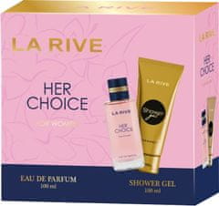 La Rive Dárková sada pro ženy Her Choice Eau de Parfum 100Ml+Shower Gel 100Ml