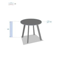 Intesi Zahradní stůl Saona 50 cm mořský