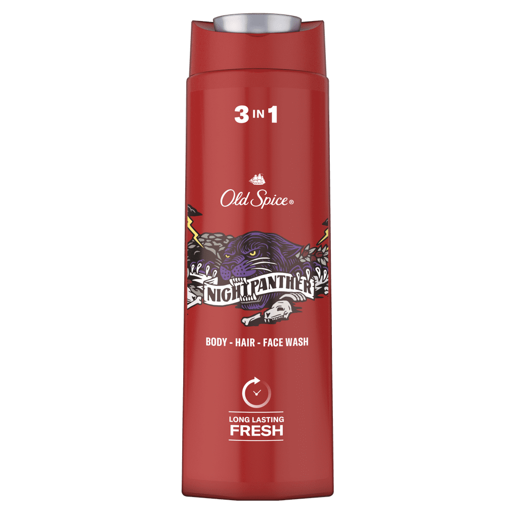 Levně Old Spice Night Panther Sprchový gel a šampon 3v1 400 ml