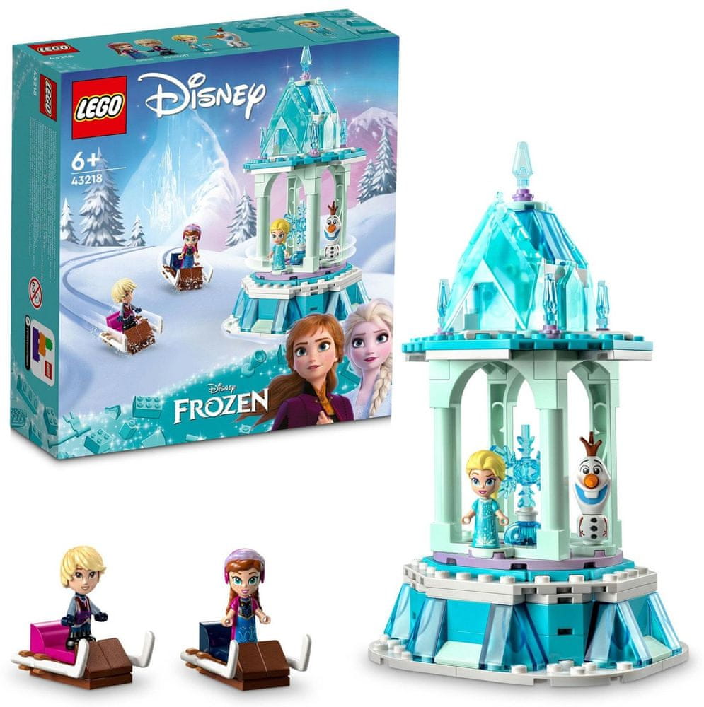 Levně LEGO Disney Princess 43218 Kouzelný kolotoč Anny a Elsy