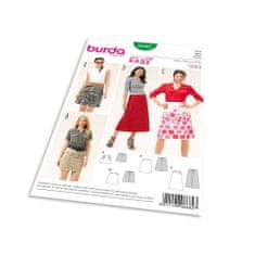 Burda Střih Burda 6682 - Jednoduchá áčková sukně, mini sukně, dlouhá sukně