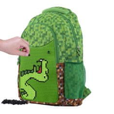Pixie Crew Školní batoh MineCraft zelený