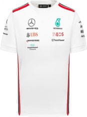 Mercedes-Benz triko AMG Petronas F1 Driver černo-bílo-červeno-tyrkysové S