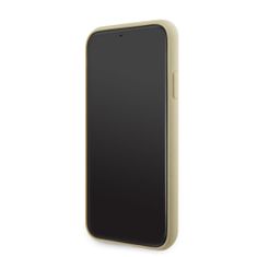 Guess Zadní kryt Rhinestones Triangle Metal Logo na iPhone 11 Pro zlatý