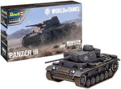 Revell PzKpfw III Ausf. L, Plastic ModelKit World of Tanks 03501, 1/72