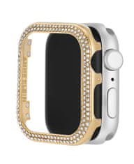 Anne Klein luneta pro Apple Watch 44mm zlatý s krystaly