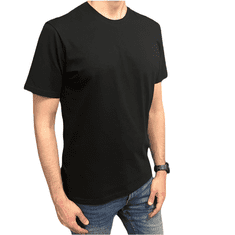 Moraj Pánské tričko hladké tričko černé 3XL