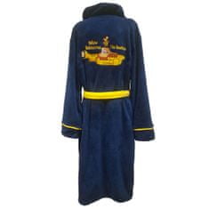 CurePink Pánský župan The Beatles: Yellow Submarine (L/XL) modrý fleece