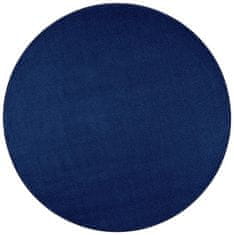 Hanse Home Kusový koberec Nasty 104447 Darkblue 133x133 (průměr) kruh
