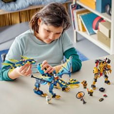 LEGO Ninjago 71796 Živelný drak proti robotovi císařovny