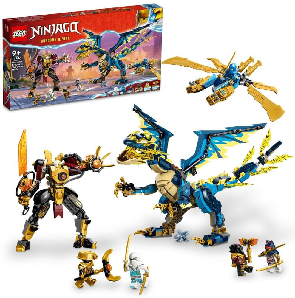 Levně LEGO Ninjago 71796 Živelný drak proti robotovi císařovny