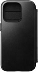 Nomad Leather MagSafe Folio, black – iPhone 14 Pro, NM01231585 - rozbaleno