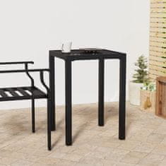 Petromila Zahradní stolek antracitový 50 x 50 x 72 cm ocel