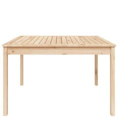 Vidaxl Zahradní stůl 121 x 82,5 x 76 cm masivní borové dřevo