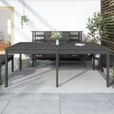 Petromila Zahradní stůl šedý 203,5 x 100 x 76 cm masivní borové dřevo