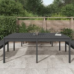 Petromila Zahradní stůl šedý 203,5 x 100 x 76 cm masivní borové dřevo