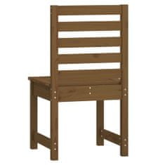 Petromila Zahradní židle 2 ks medově hnědé 40,5x48x91,5 cm masiv borovice