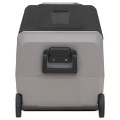 Vidaxl Chladicí box s kolečky a rukojetí černý a šedý 36 l PP a PE