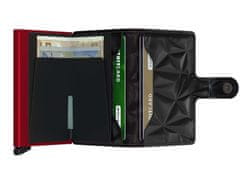 Secrid Černá peněženka SECRID Miniwallet Prism Black-Red
