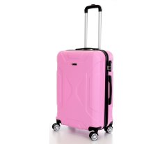 T-class® Cestovní kufr VT21121, růžová, L