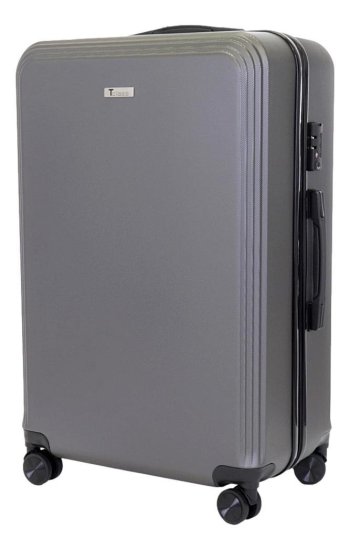 T-class® Cestovní kufr velký 1361, šedá, XL