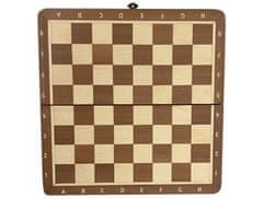 Dřevěné–šachy Šachy magnetické dřevěné intarzované - střední