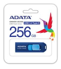 Adata UC300/256GB/USB 3.2/USB-C/Modrá