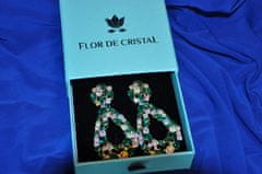 Flor de Cristal Náušnice Paloma - Náušnice s krystaly