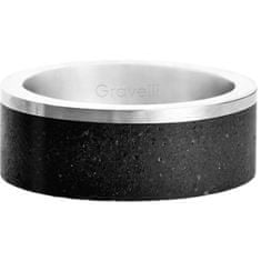 Gravelli Betonový prsten Edge ocelová/atracitová GJRUSSA002 (Obvod 60 mm)