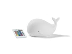 Rabbit&Friends Dotyková lampička velryba s ovládáním