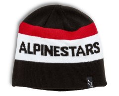 Alpinestars čepice STAKE BEANIE, ALPINESTARS (černá/červená/bílá)