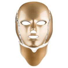 Palsar7 Ošetřující LED maska na obličej a krk (zlatá)