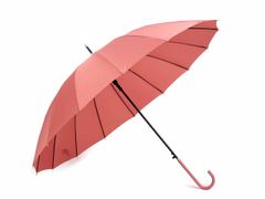 Kraftika 1ks růžová rubínová dámský vystřelovací deštník