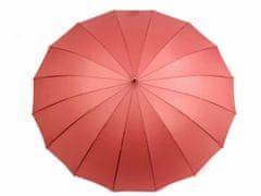 Kraftika 1ks růžová rubínová dámský vystřelovací deštník