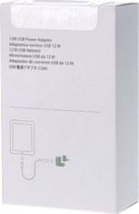 USB nabíjecí adaptér Eu pro iPad bílý 12W