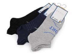 Kraftika 3pár (vel. 43-46) mix pánské bavlněné ponožky kotníkové emi